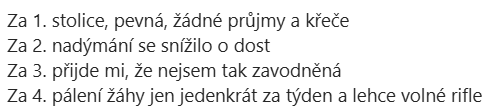 Recenze – stolice pevná, nadýmání se snížilo, pálení žáhy jen jednou týdně